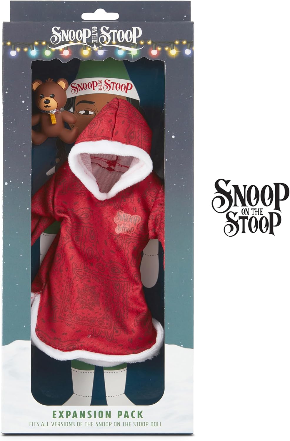 Snoop Dogg Pajama Expansion Pack - Red Robe with Teddy Bear for Cozy Nights | Perfect Secret Santa Gift