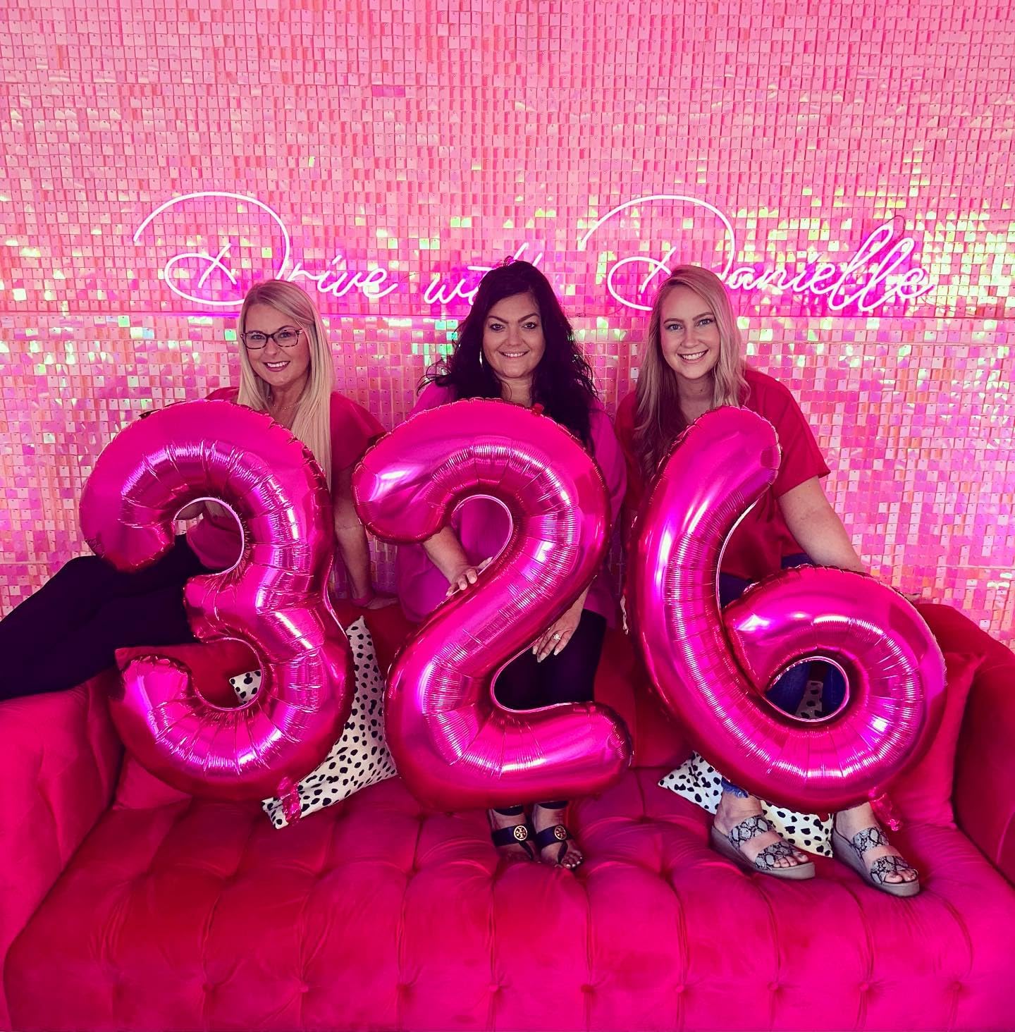 Number 13 Balloons by Hot Pink - 40 Inch Birthday Decorations for Girls' 13th Party Supplies