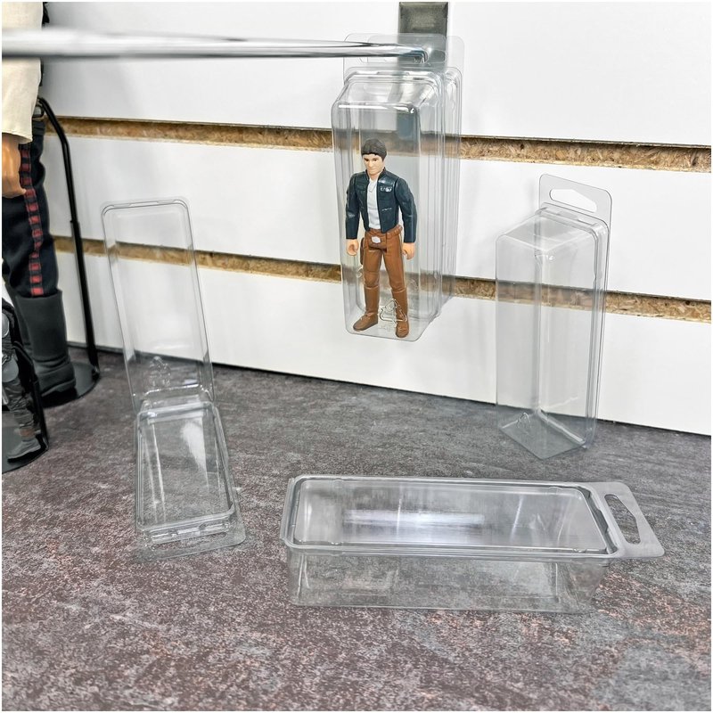 Collecting Warehouse Clear Plastic Clamshell Package/Storage Container, 4.19" H x 1.5" W x 1.25" D, Pack of 100