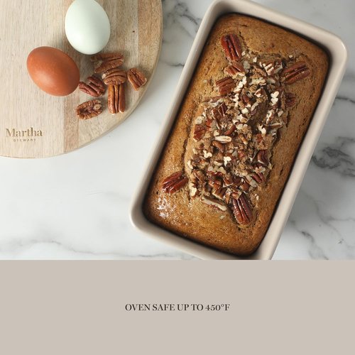 Martha Stewart Gallen 10-Piece Non-Stick Bakeware Set | Ceramic, PFA-Free & Non-Toxic - Taupe