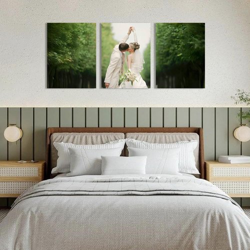 Custom Triptych Canvas Prints | Unframed 12x16 Set of 3 - Transform Your Photos Into Stunning Wall Art
