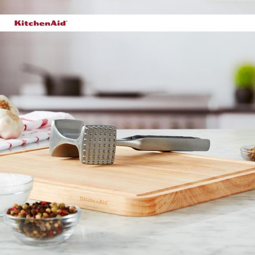 KitchenAid Gourmet Meat Tenderizer - Multi-Sided Design for Easy Pounding | Black, Hand Wash, One Size