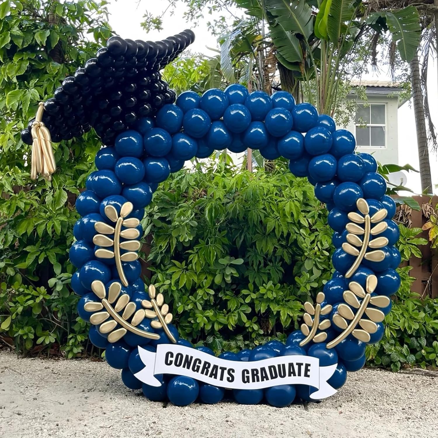 Navy Blue Latex Balloons by [Brand Name] - 12 Inch, 110pcs for Birthday Parties & Baby Showers