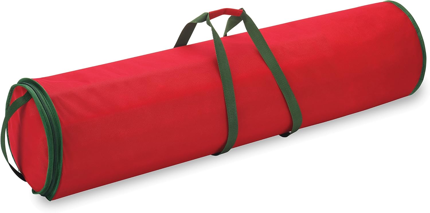 Whitmor Gift Wrap Organizer - Holds 30 Rolls of Christmas Wrapping Paper | Durable and Stylish Design