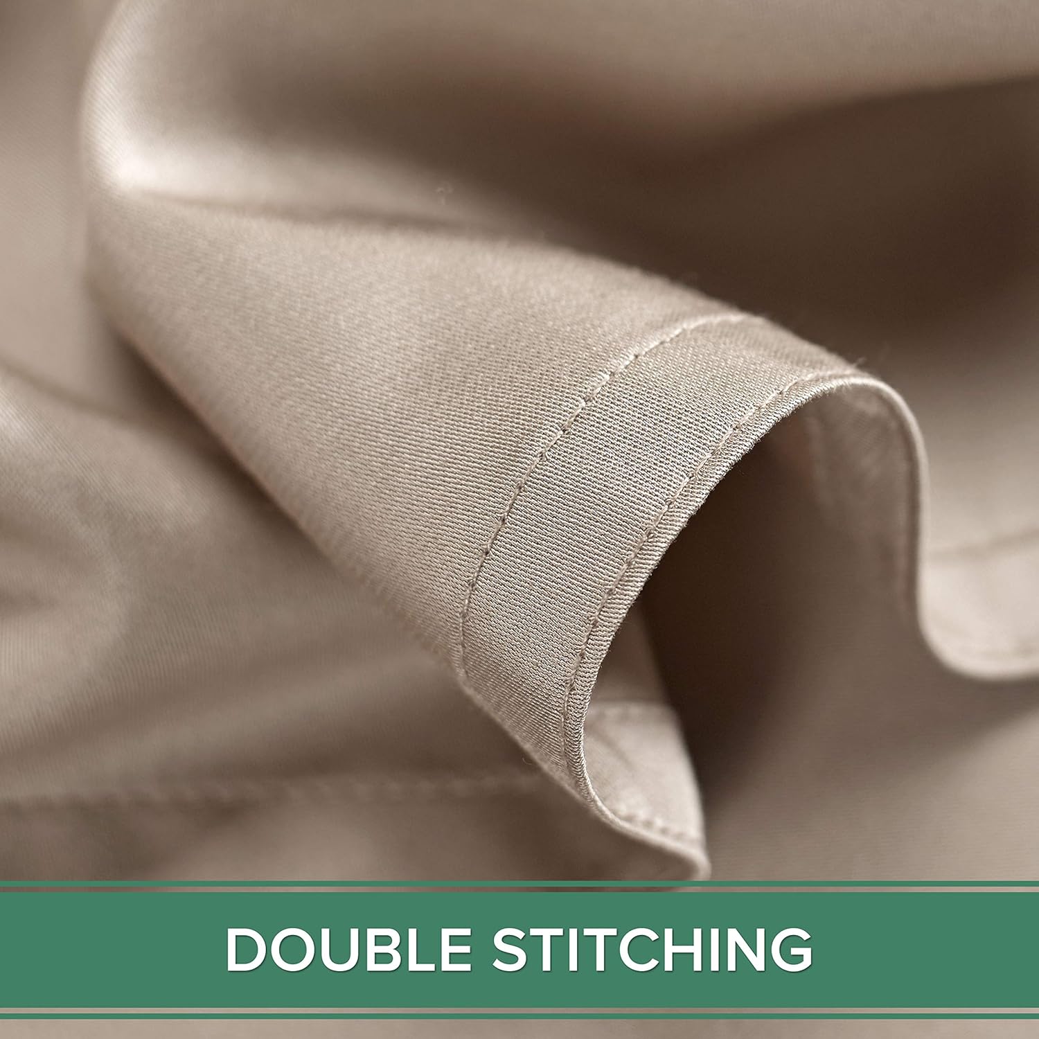 Pure Bamboo California King Sheets - 100% Organic Viscose Bed Sheet Set, Soft & Cooling, Sand Color