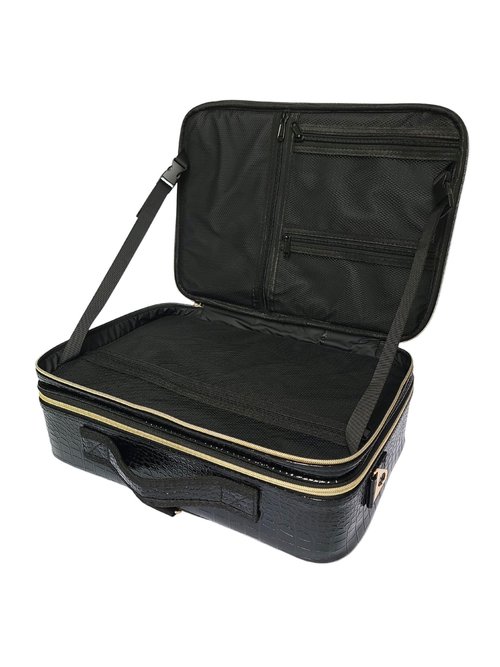 Pleasure Vault Toy Storage for Men and Women, Adult Organizer Case with Adjustable Compartments, Discreet Toy Storage with Lockable Zippers and Cable Organizer for Private Toys