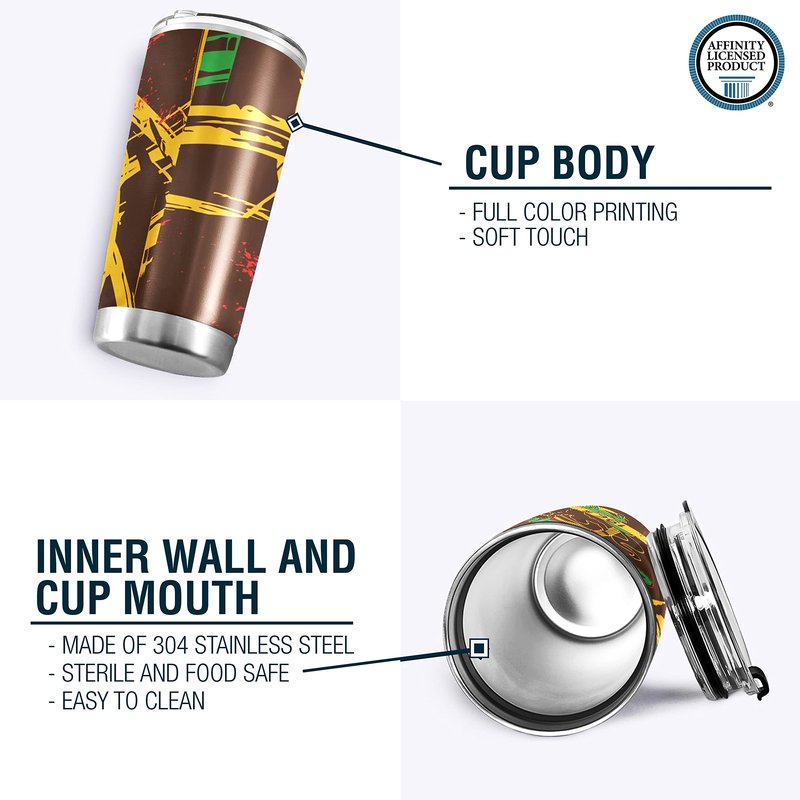 BBGreek Iota Phi Theta Officially Licensed - 20 oz Stainless Steel Insulated Tumbler - Centaur - Fraternity Paraphernalia