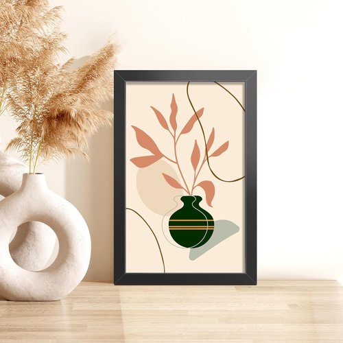 LaVie Home 6x9 Picture Frame - Classic Black Frame with HD Plexiglas for Vertical/Horizontal Display