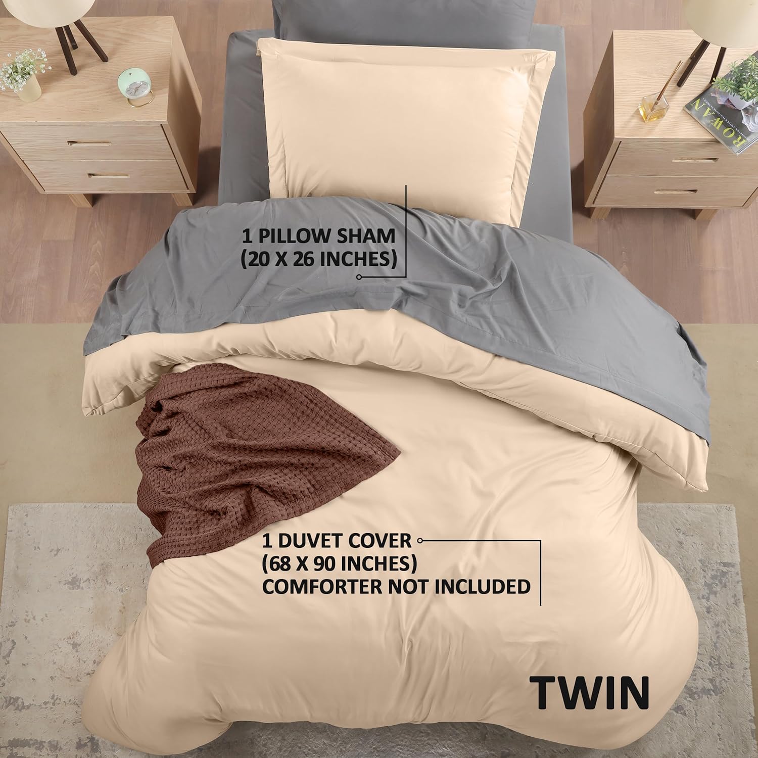 & Pillow Sham 20x26