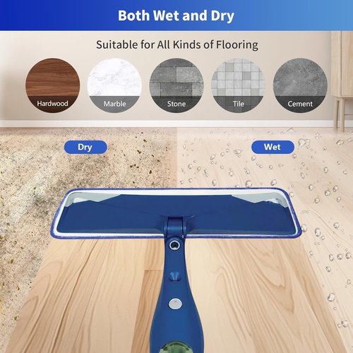 Bona Microfiber Mop Pads - 15-Pack Washable Reusable Refills for Hardwood, Tile & Multi-Surface Floors | Pet Hair & Stain Remover