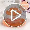 Rain Shops Orange Mushroom Tea Cup Set with Infuser & Saucer - Cute Glass Tea Mug for Loose Leaf Tea & Coffee
