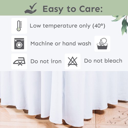 Destination 6ft Rectangular Table Skirt - Wedding Spandex Table Covers - One Piece Fitted Stretchy Tablecloth - Wrinkle Resistant Ruffles - Great for Party, Banquet (White, 72" x 30")
