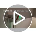 Classical FASTRAS LED Shower Head with Handheld & Water Filter - High Pressure, Temperature Control, Hose & Accessories