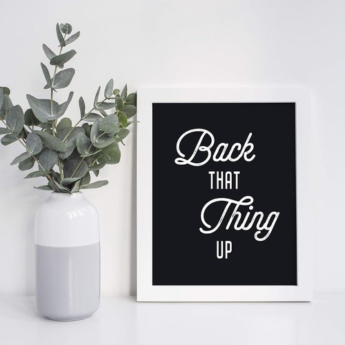 Brooke & Vine Hip Hop Wall Art Prints - Funny 80's & 90's Music Posters | Unframed Set of 4 (8x10)