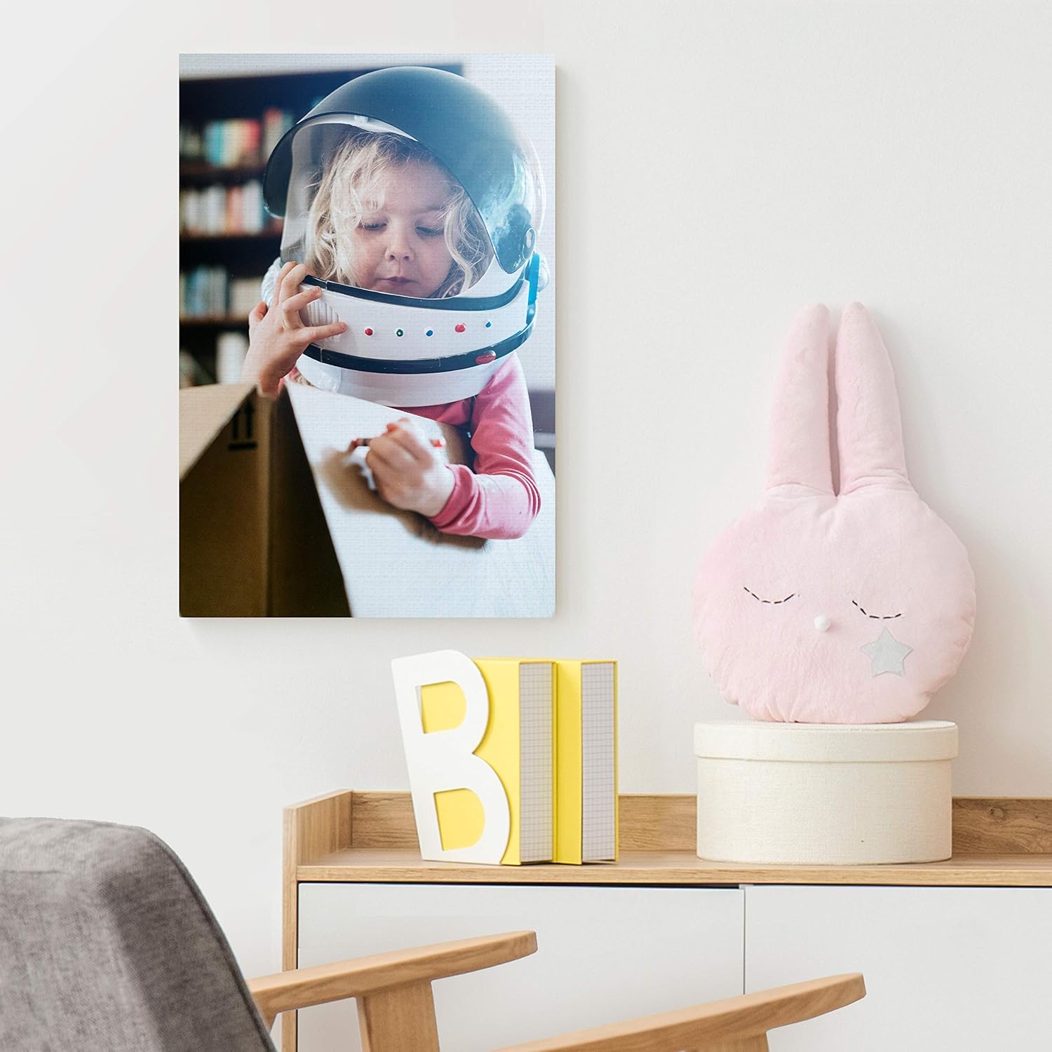 Renditions Gallery Custom Photo Canvas Print - Personalized Kids & Family Wall Art (8x12)