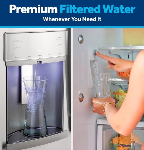 GE RPWFE Refrigerator Water Filter - Genuine Replacement Reduces Lead & Impurities | Pack of 1