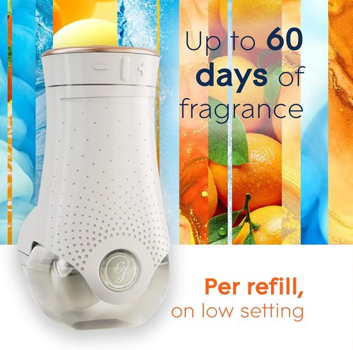 Glade PlugIns Refills Air Freshener - Coastal Sunshine Citrus Scent | 0.67 Fl Oz, 5 Count