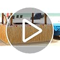 36ft Hawaiian Luau Grass Table Skirt - Tropical Fringe Party Decoration