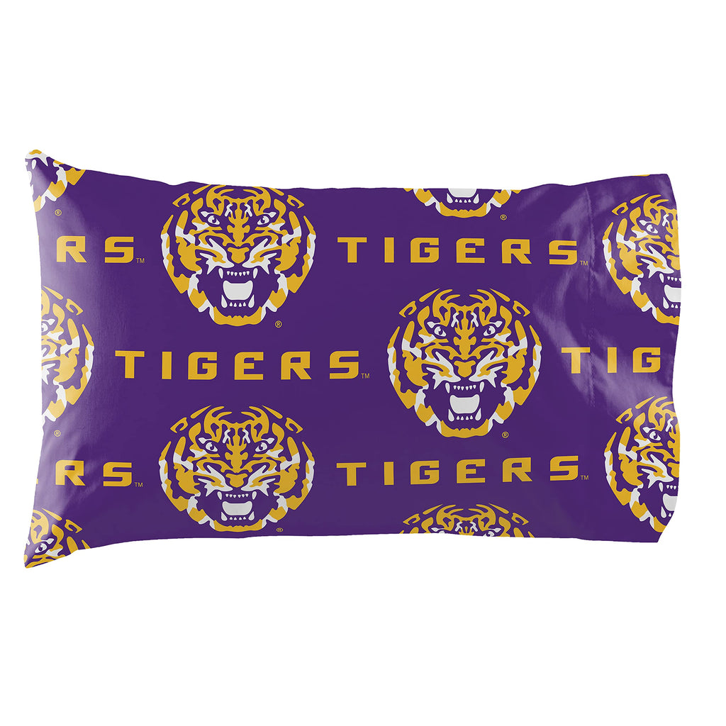 Northwest NCAA LSU Tigers Unisex-Adult Bed in a Bag Set, Twin, Rotary