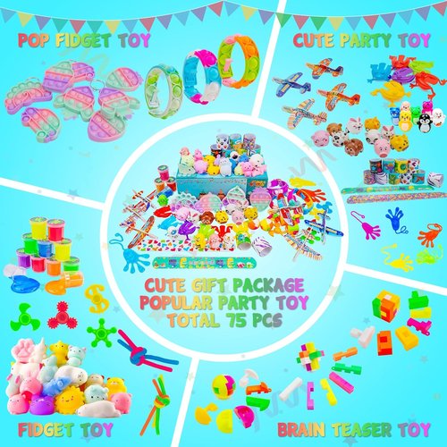 DQstar Party Favors - Treasure Box Prizes for Kids 4-12 | Perfect for Goodie Bags & Birthday Gifts