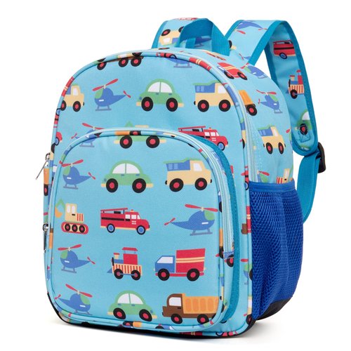 CLUCI Toddler Backpack for Boys Kids Backpacks Preschool Kindergarten Child Bookbag Travel Cute Daycare Bluey Backpack Cars