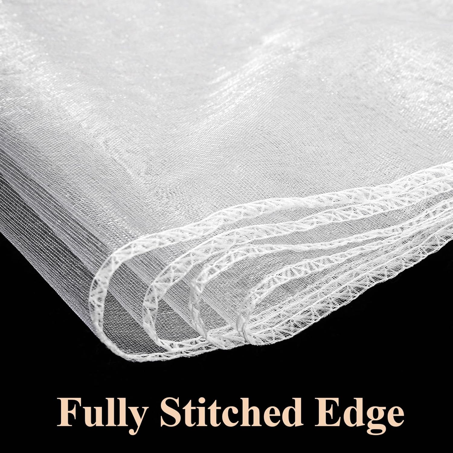 Tosnail 30 Pack Organza Chair Sashes - Elegant White Tulle Bow Ties for Weddings & Parties | 108 x 6.7 Inches