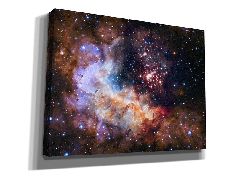Epic Graffiti 'Celestial Fireworks' Hubble Space Telescope Canvas Wall Art, 12" x 16"