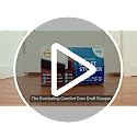 Double-Sided Door Draft Stopper - Under Door Seal Strip (Fits 30"-36")