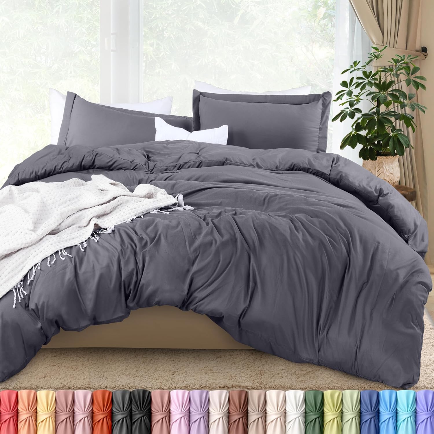 & 2 Pillow Shams 20x26