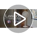 Lasko 47" Oscillating Pedestal Fan - 3 Quiet Speeds White Standing Fan