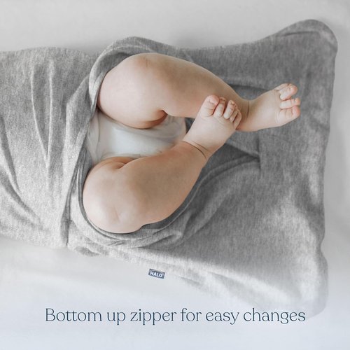 HALO Baby Sleepsack Swaddle - 3-Way Adjustable Wearable Blanket, TOG 1.5, Ombre, Newborn 0-3 Months