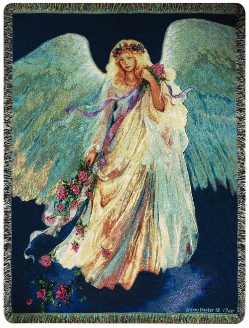Manual Inspirational Collection 50 x 60-Inch Tapestry Throw, Messenger of Love