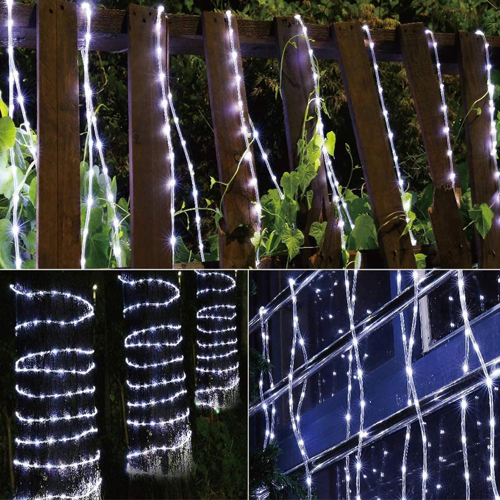 Skiennix 200ft LED Rope Lights - Waterproof Flexible Tube Lighting with 8 Modes | Perfect for Outdoor & Indoor Decor