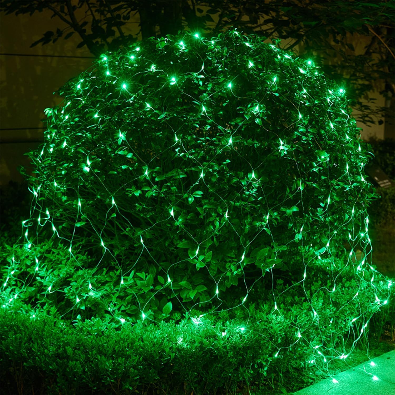 WATERGLIDE 12FT x 5FT Outdoor Christmas Net Lights - 360 LED Waterproof Mesh String Light with 8 Modes | Perfect for Garden & Party Decor