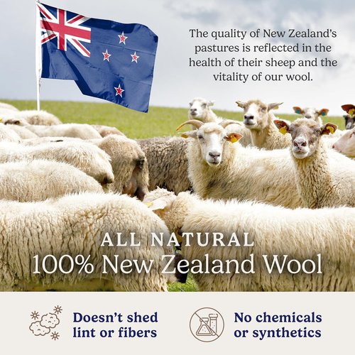 Handy Laundry Wool Dryer Balls - Natural Fabric Softener, Reduces Wrinkles & Saves Drying Time | Pack of 6
