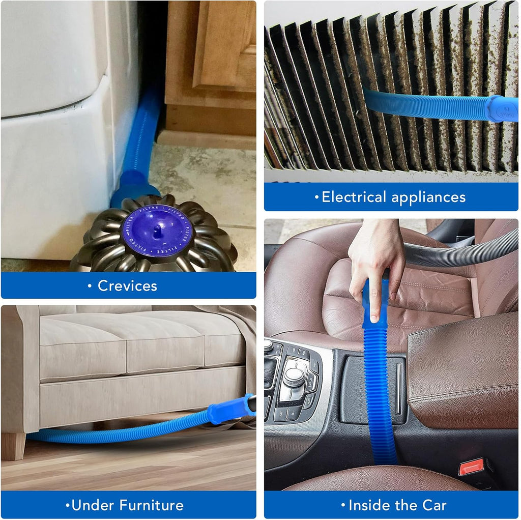 Sealegend Dryer Vent Cleaner Kit - Vacuum Hose Attachment for Quick Lint Removal | Universal Fit
