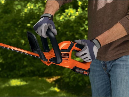 BLACK+DECKER 20V MAX Cordless Hedge Trimmer - 22 Inch Steel Blade, Lightweight Design, Battery & Charger Included