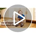 FUNLIO Montessori Toddler Chair 1-3 Years, Height Adjustable Natural Pine Wood, Includes 1pc - Montessori Furniture for Eating & Play