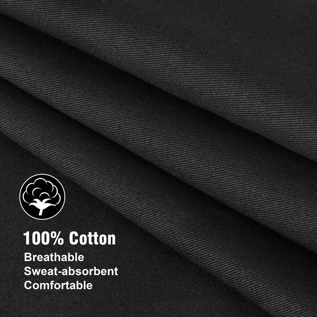 Xornis Funny Apron for Men Women 100% Cotton Grill Master Adjustable Bib Aprons with 2 Pockets Funny Gifts Grilling Grill Kitchen Cooking BBQ Black