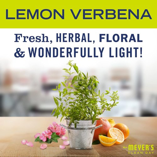 Mrs. Meyer's Clean Day Mirror & Window Cleaner - Lemon Verbena, 24 Fl Oz | Ideal for Indoor & Outdoor Glass