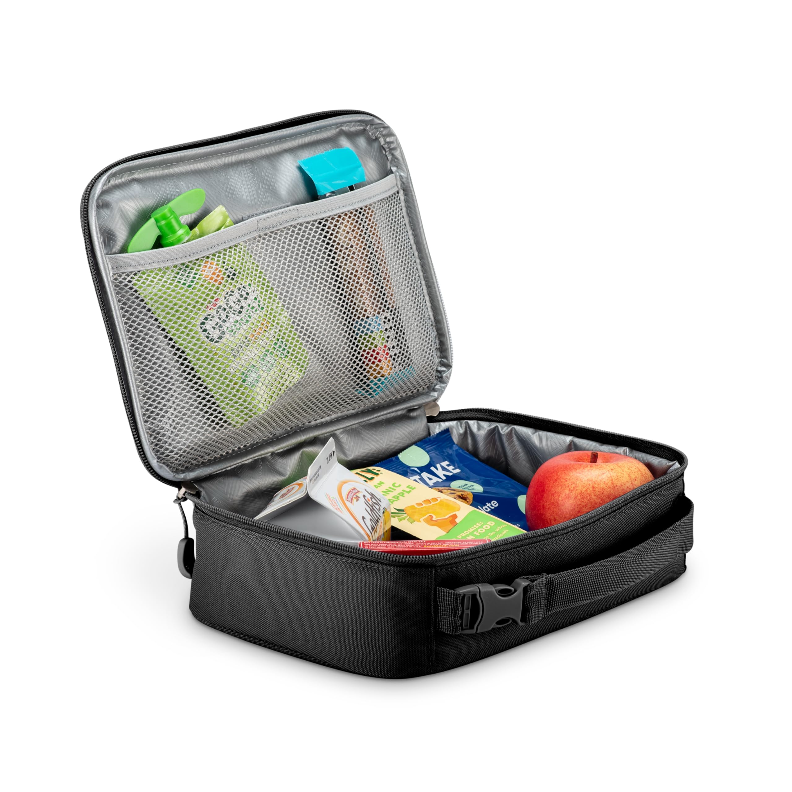 High Sierra Single Compartment Lunch Bag, Black, One Size