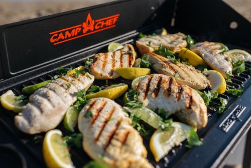 Camp Chef Cast Iron Griddle - 16 x 24 Inch Non-Stick Grill & Griddle for Versatile Cooking
