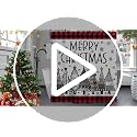 Baccessor Merry Christmas Tree Shower Curtain 72x72 in, Red Buffalo Plaid Snowy Trees Waterproof