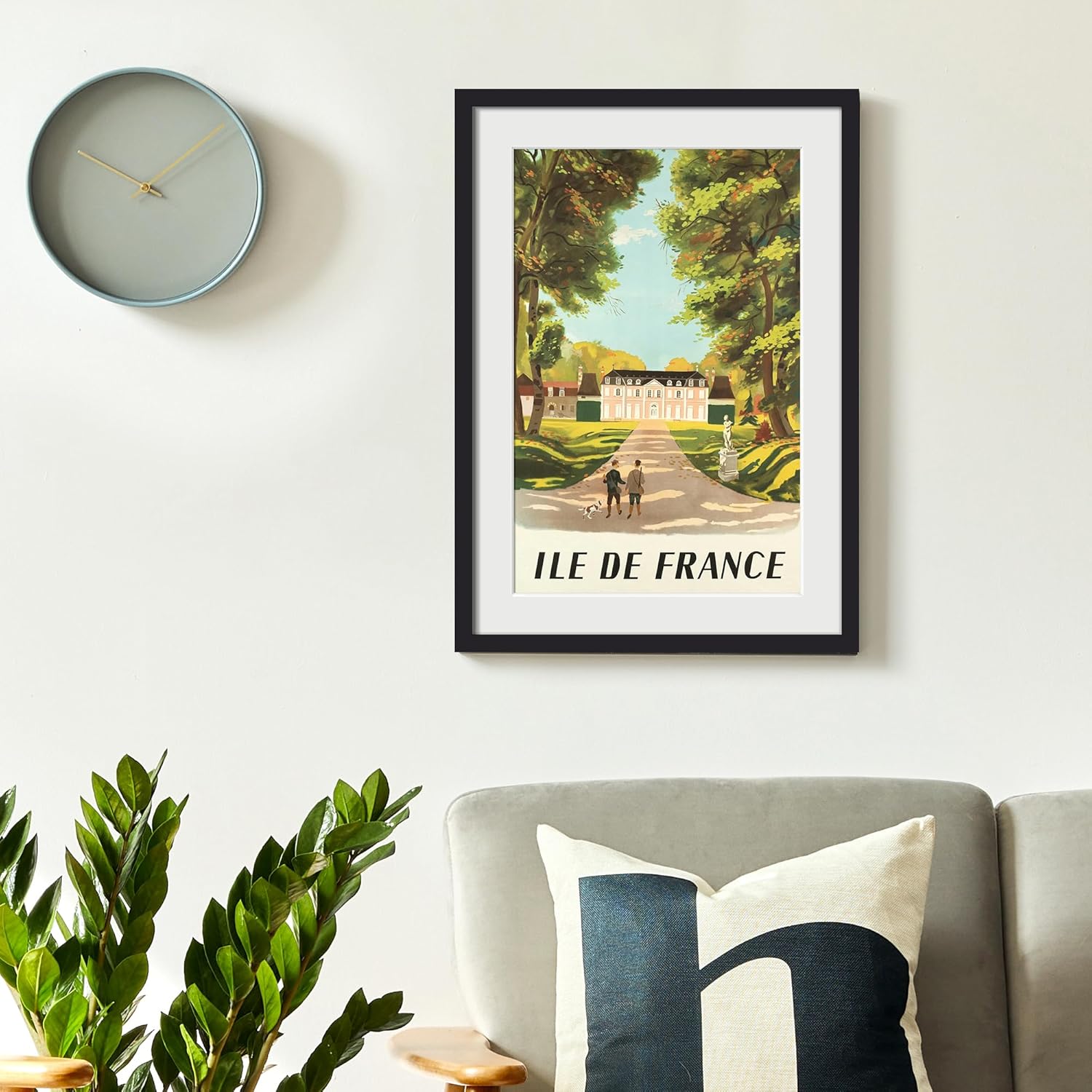 Upsimples 14x20 Picture Frame - Versatile Display for 11x17 Photos with Mat or 14x20 Without, Black