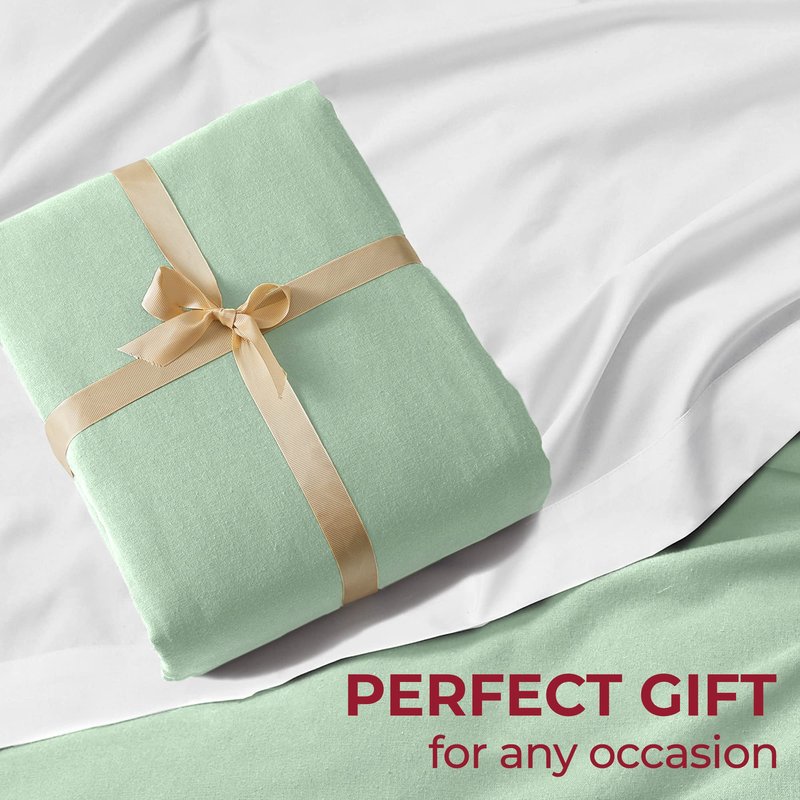 Mellanni Duvet Cover Flannel Set - Soft 100% Organic Cotton Bedding Sets & Collections - Button Closure & Corner Ties (Queen, Gray)