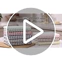 6-Pack Cotton Kitchen Towels, 16 x 25 Inch Absorbent Dish Hand Towels