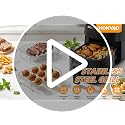 8-Inch Stainless Steel Stackable Air Fryer Racks - 2-Piece Square Grill Set