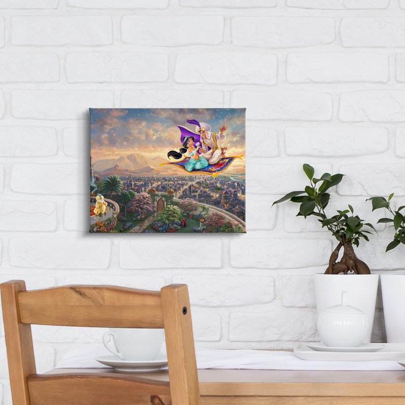 Thomas Kinkade Studios Aladdin 8 x 10 Gallery Wrapped Canvas