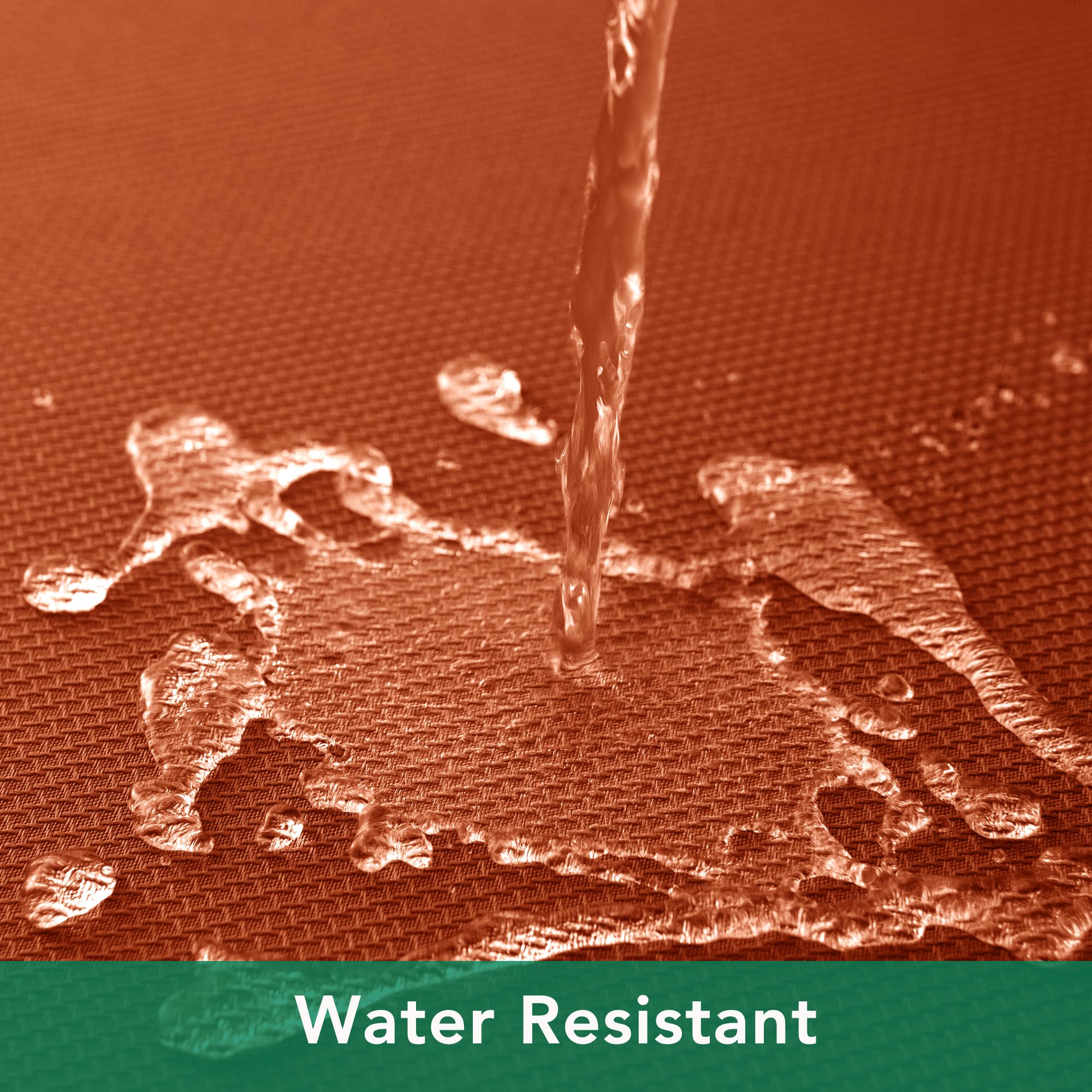 Biscaynebay Fall Tablecloth Textured Fabric Round Tablecloths 90", Rust Thanksgiving Autumn Harvest Water Resistant Fabric Tablecloths for Kitchen, Dining, Wedding, Parties Machine Washable