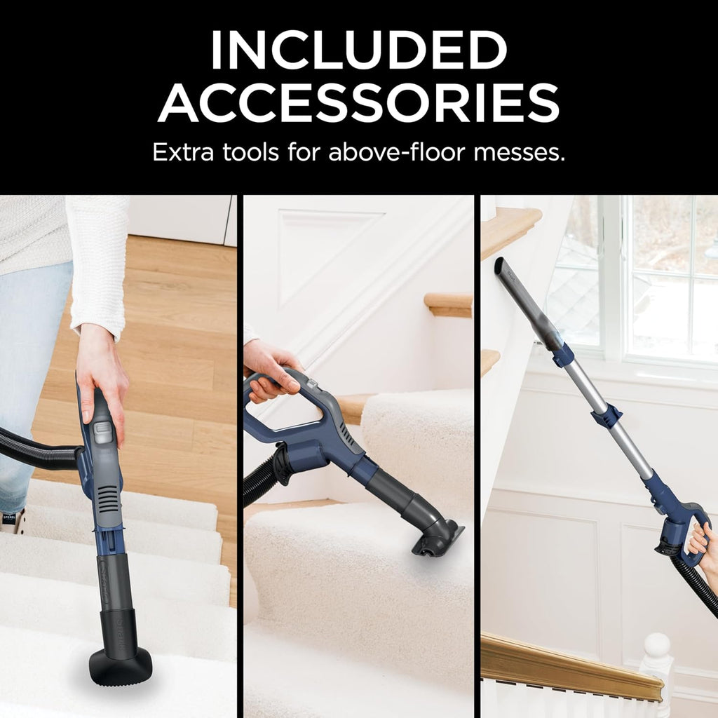 Shark Navigator Lift-Away ADV Upright Vacuum - Powerful Pet Hair Pickup & HEPA Filter - Lightweight, Blue Jean